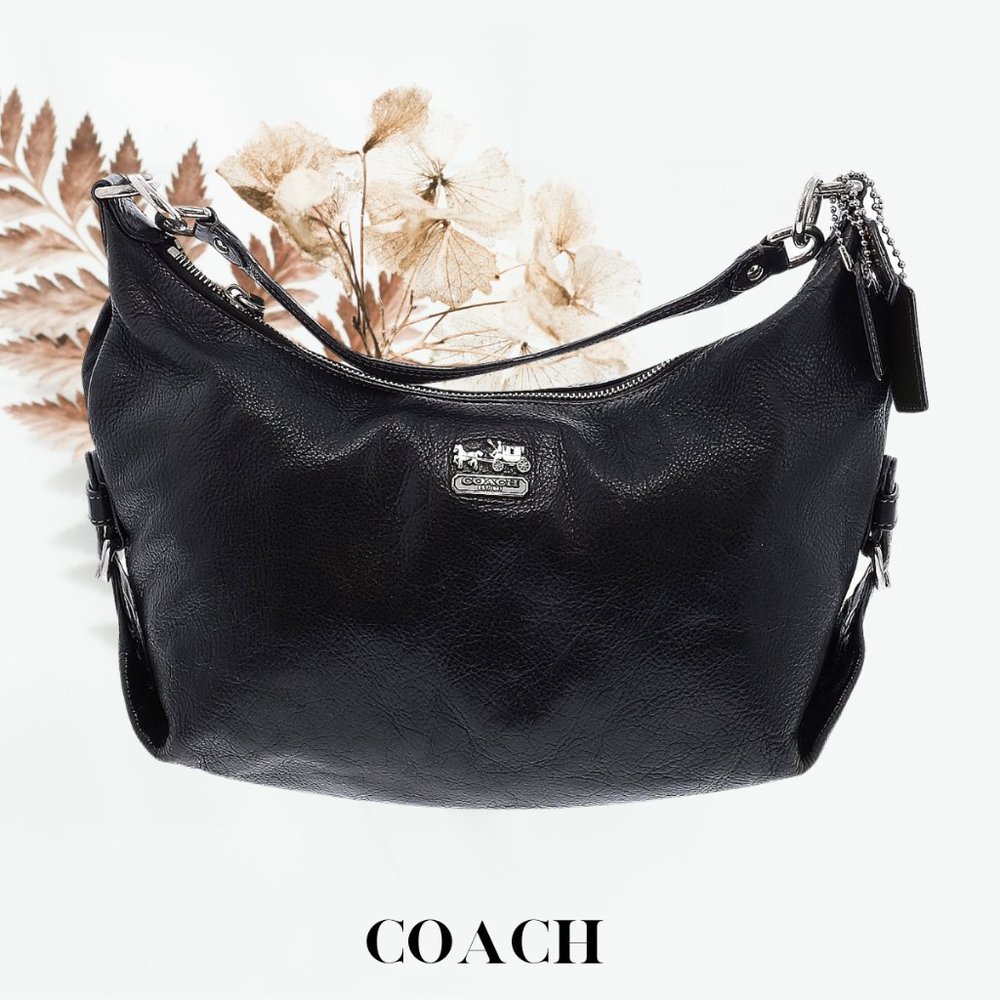 Coach Black Leather Satchel